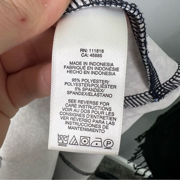 Sz 12 Michael Michael Kors Blue& White Floral Skater Skirt NWOT $80 MSRP - Picture 8 of 9